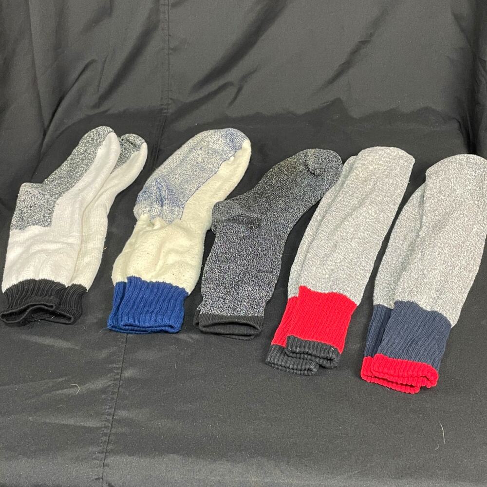 5 pairs of men's heavy work/hunting socks Size 9-12